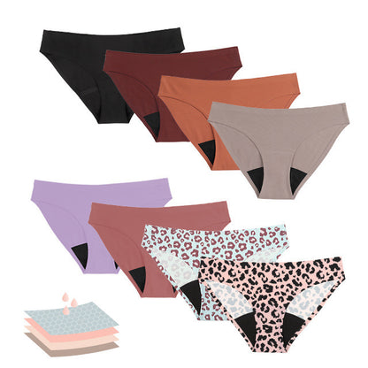 Braguita cómoda de leopardo de color liso básica informal para mujer