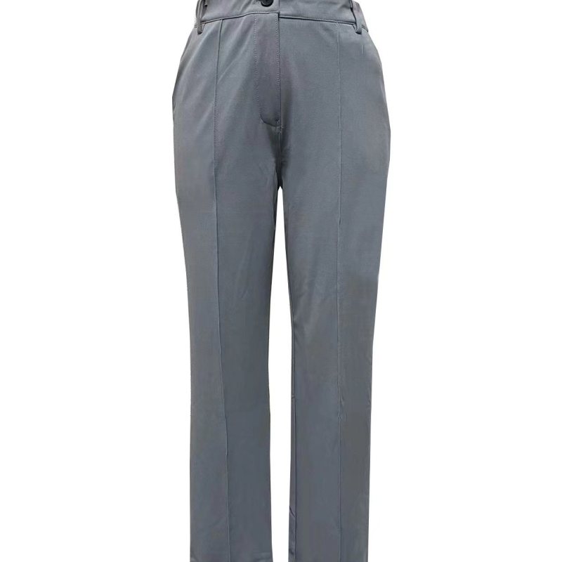 Conjunto de dos piezas de chaqueta y pantalón con solapa informal para mujer