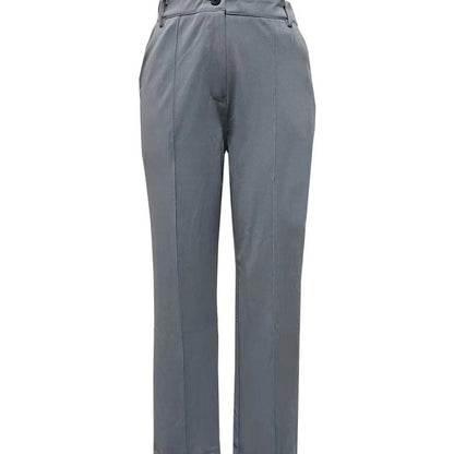 Conjunto de dos piezas de chaqueta y pantalón con solapa informal para mujer