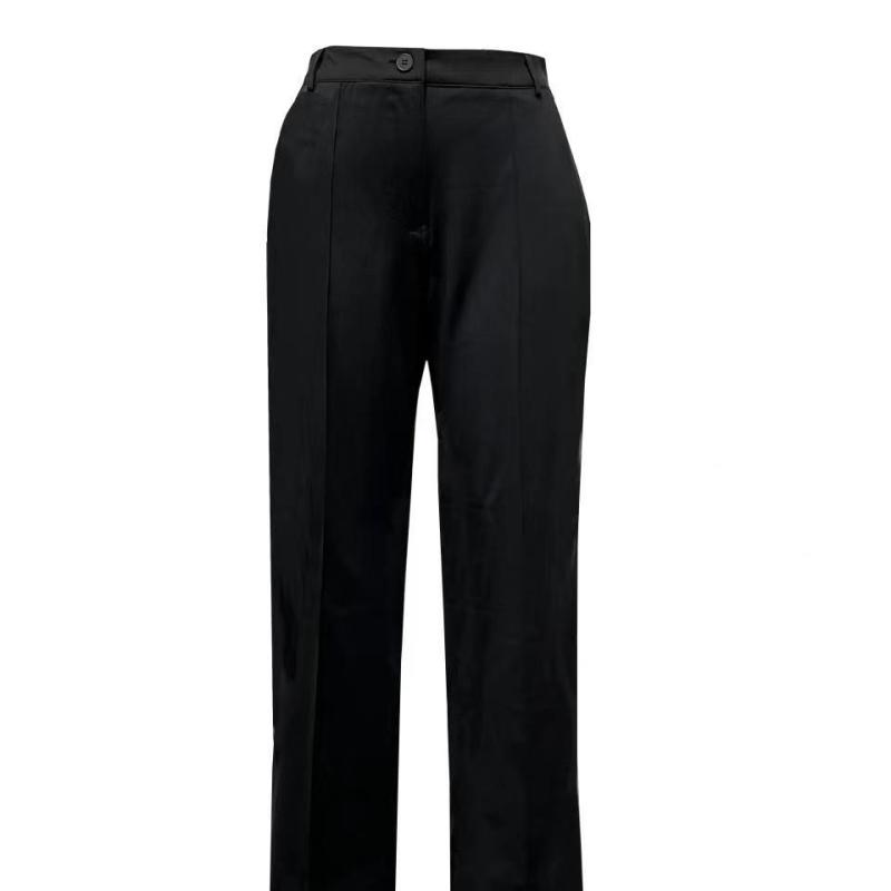Conjunto de dos piezas de chaqueta y pantalón con solapa informal para mujer