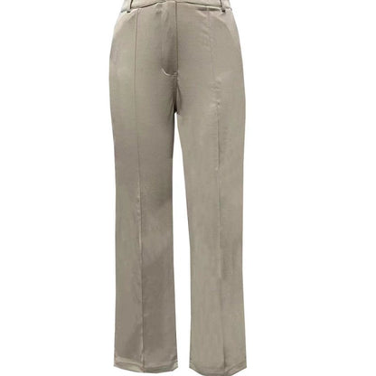 Conjunto de dos piezas de chaqueta y pantalón con solapa informal para mujer