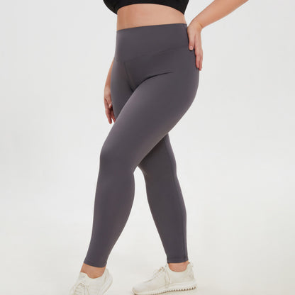 Women Fashion Casual Plus Size High Waist Tight Hip Yoga Pants