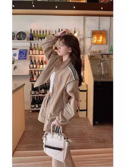 Chaqueta informal de verano a la moda, holgada, de manga larga y con protección solar para mujer