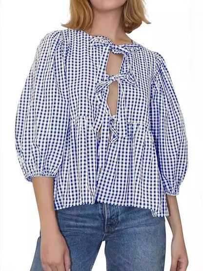 Blusas casuales dulces con tirantes y rayas para mujer