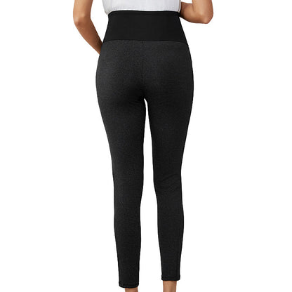 Leggings elásticos informales de cintura alta para embarazadas que levantan la cadera y el vientre.