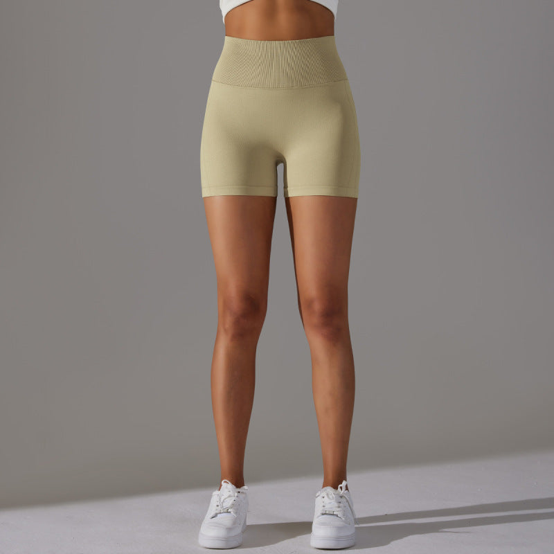 Women Casual High Waist Stretch Hip Yoga Biker Shorts