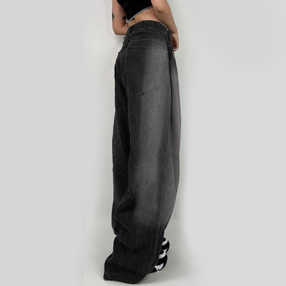 Women Fashion Casual Loose Gradient Wide Leg Pants