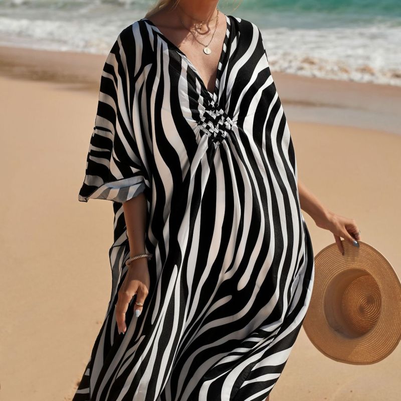 Vestido playero informal para mujer, para vacaciones de verano