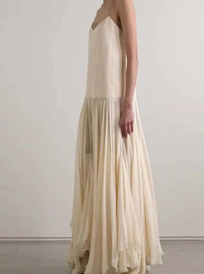 Women Sexy Casual Loose Backless Camisole Dress