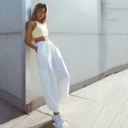 Women'S Casual Loose Comfortable Fitness Jogger Pants