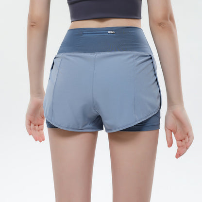 Women'S Casual Yoga High Waist Sports Shorts