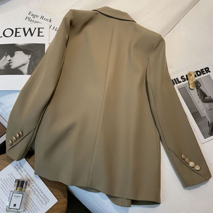 Women'S Casual Solid Color Lapel Blazers