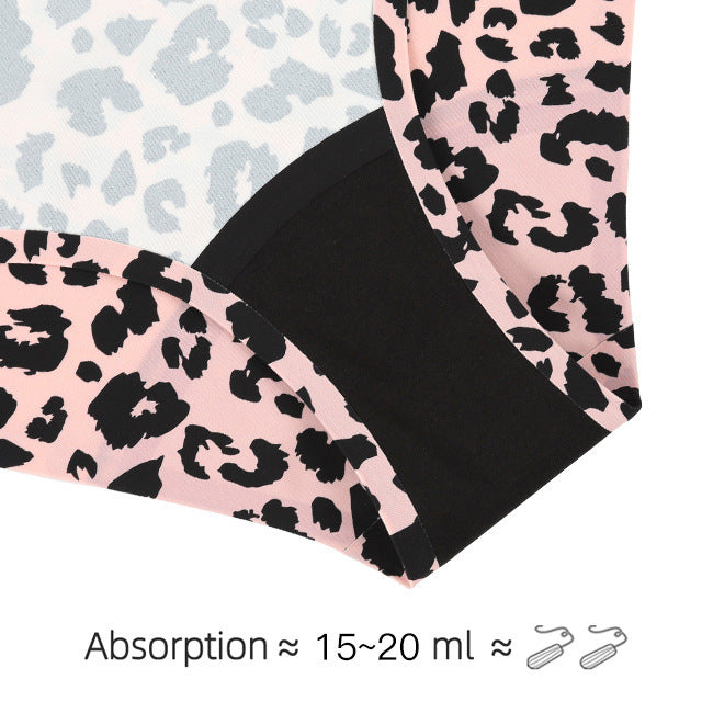 Braguita cómoda de leopardo de color liso básica informal para mujer