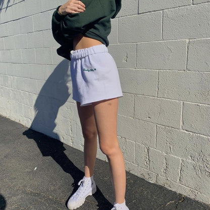 Women Fashion Casual Letter Printing Shorts