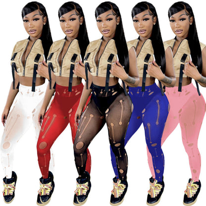 Als286 Pantimedias casuales, sexys, de moda, para primavera y verano, en 5 colores