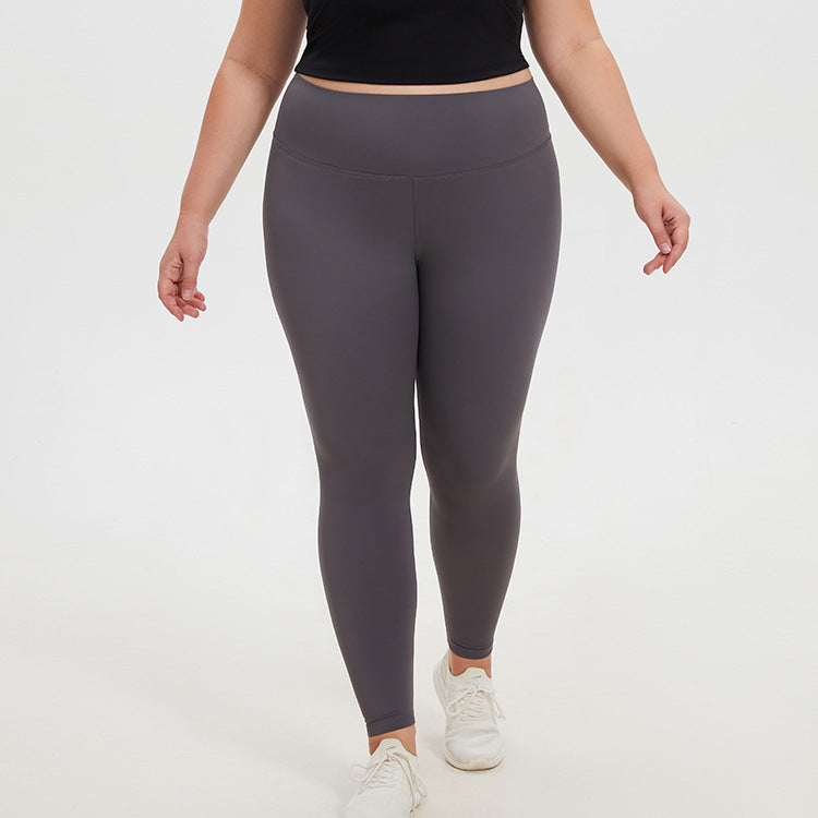 Women Fashion Casual Plus Size High Waist Tight Hip Yoga Pants