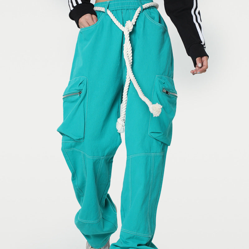 Women Street Casual Pocket Cargo Pants