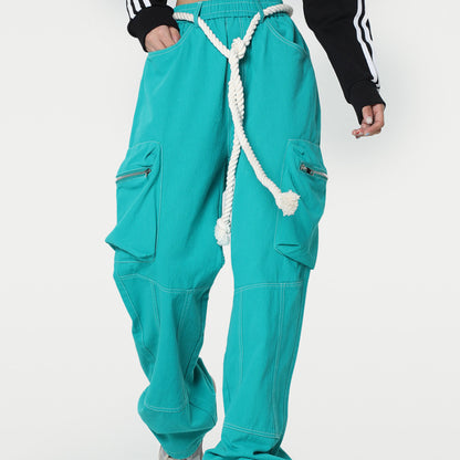 Women Street Casual Pocket Cargo Pants