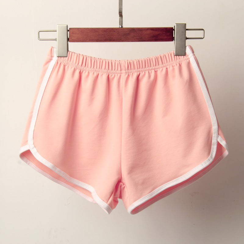 Women Edgy Casual Color Blocking Sports Shorts