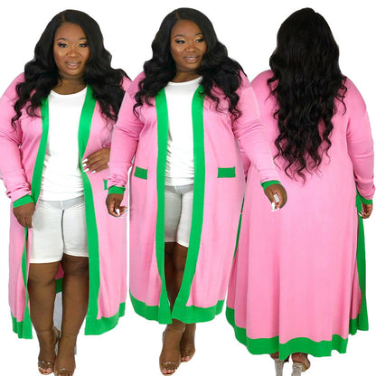 Women Long-Sleeved Casual Solid Color Blazer