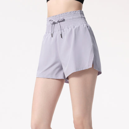 Pantalones cortos deportivos casuales de color sólido para mujer