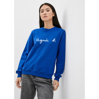 Women Fashion Basic Casual Loose Solid Color Round Neck Long Sleeve Sweatshirt