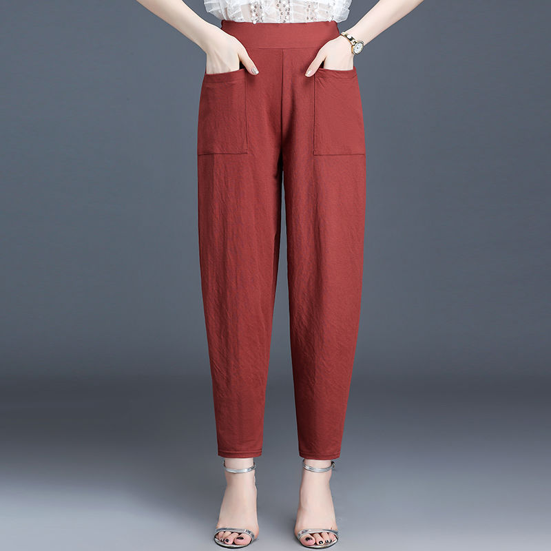 Women'S Casual Solid Color Loose Pants
