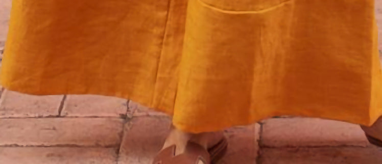 Conjunto de dos piezas formado por top corto y pantalón ancho de cintura alta y escote en V, color liso, para mujer, informal, de verano y vacaciones