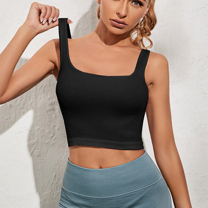 Camisola informal de color liso para mujer para yoga, fitness y correr