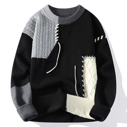Plus Size Autumn And Winter Women Loose Casual Thickened Warm Knitted Sweater