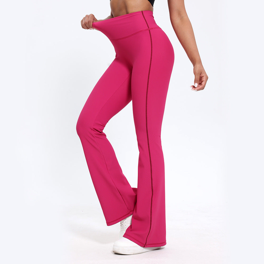 Mallas deportivas informales de cintura alta para mujer, para entrenamiento, fitness, correr y levantar caderas