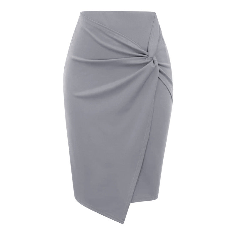 Women Printed Casual Hip Midi Skirt