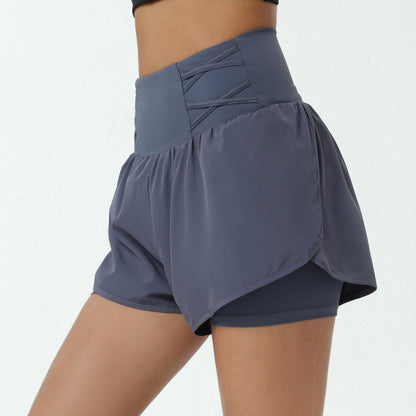 Pantalones cortos de entrenamiento casual para mujer