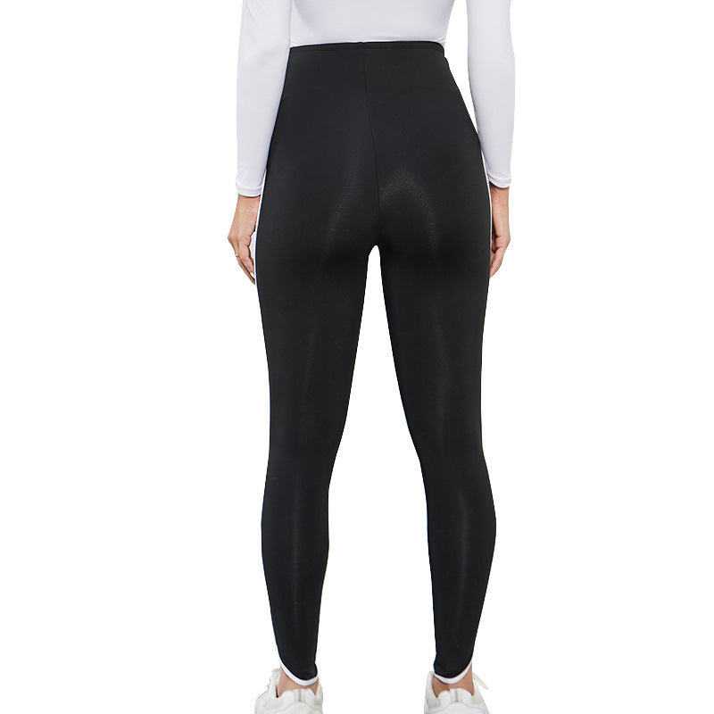 Leggings de yoga elásticos de cintura alta y cadera para mujeres embarazadas