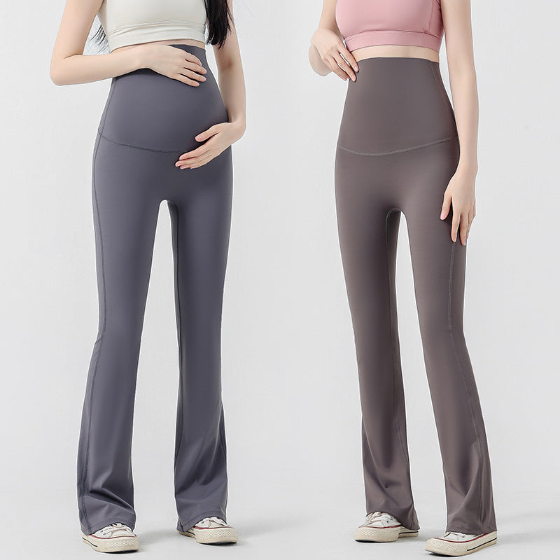 Pregnant Women Fashion Casual High Waist Belly Pants