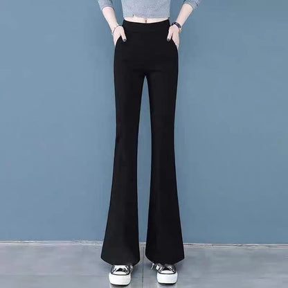 Women'S Casual Solid Color Split Flared Pants