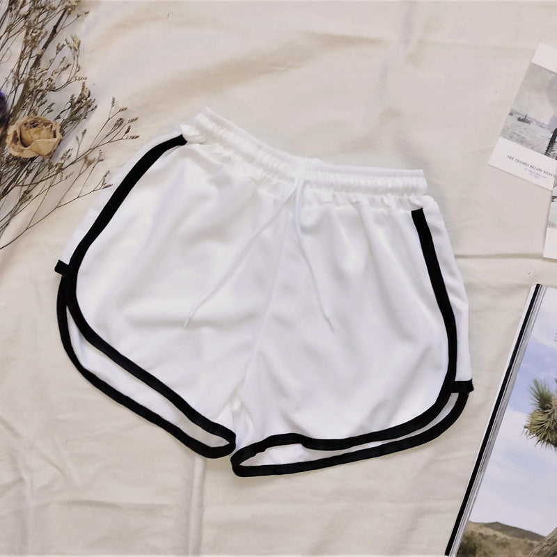Women Casual Loose Thin Drawstring Sports Shorts