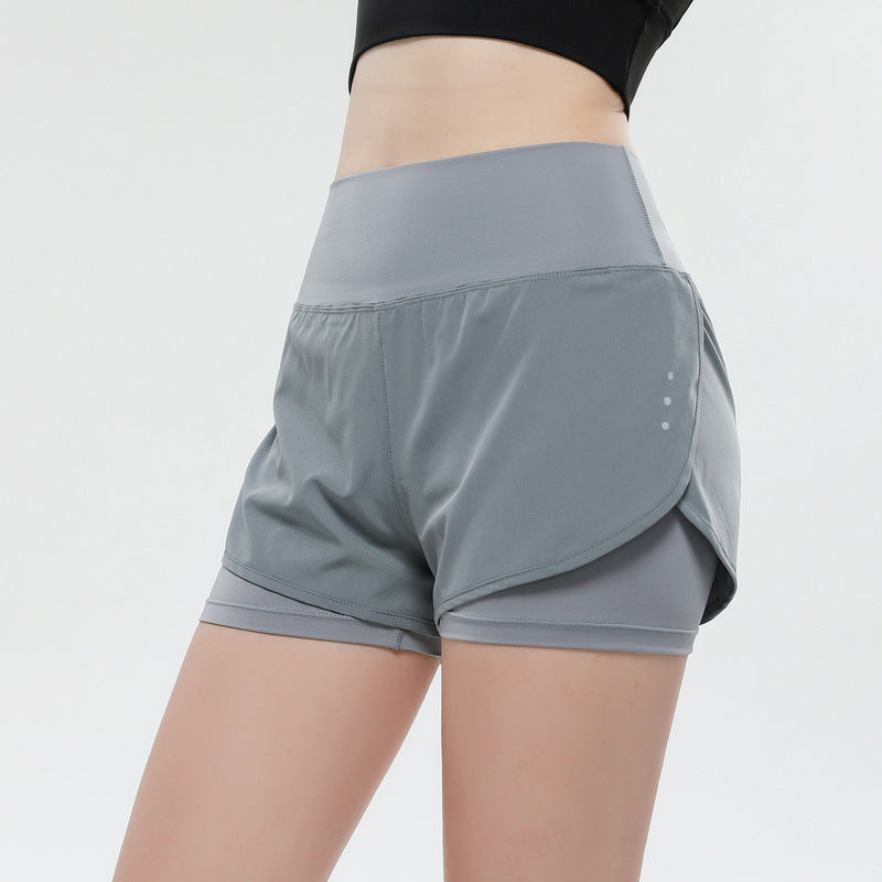 Women'S Casual Yoga High Waist Sports Shorts
