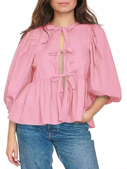 Blusas casuales dulces con tirantes y rayas para mujer