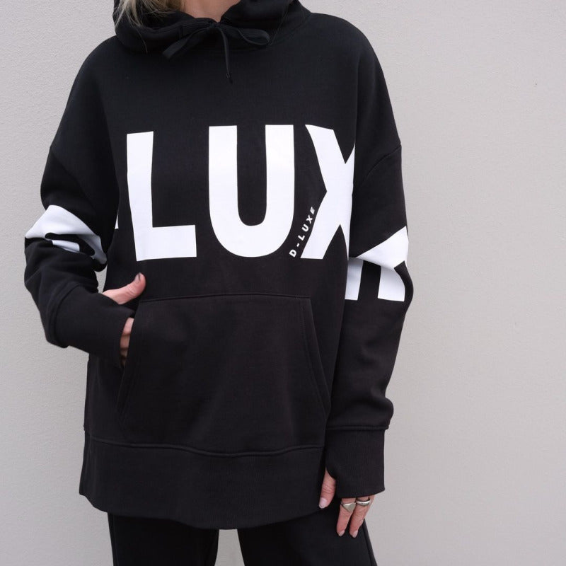 Sudadera con capucha de manga larga con estampado de letras de moda informal para mujer