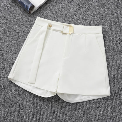 S-3XL Women Summer Casual Loose High Waist Wide Leg A-Line Shorts