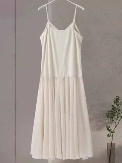 Women Sexy Casual Loose Backless Camisole Dress