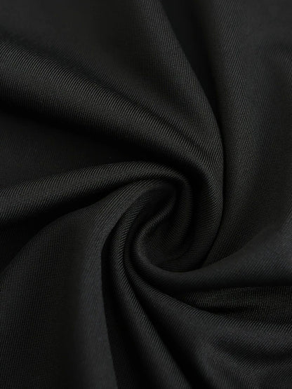 Camiseta corta informal de verano, ajustada, de manga corta y con estampado de letras campestres