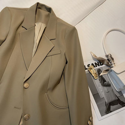 Women'S Casual Solid Color Lapel Blazers