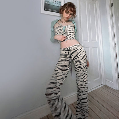Women Basic Solid Color High Waist Sports Casual Sweat Pants