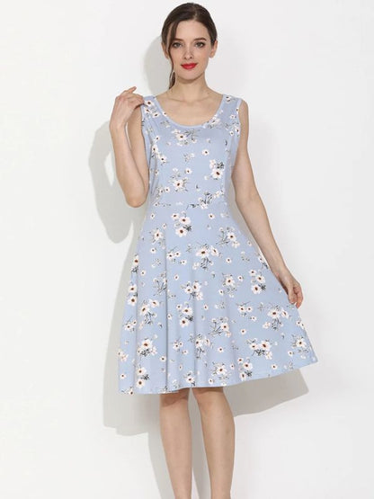 Vestido de lactancia con estampado floral informal de moda de verano para mujeres embarazadas