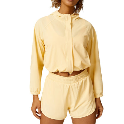Women Casual Solid Color Loose Running Set