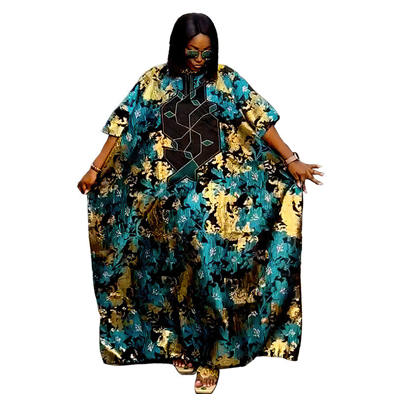 Women Loose Casual Graphic Print Plus Size Dress