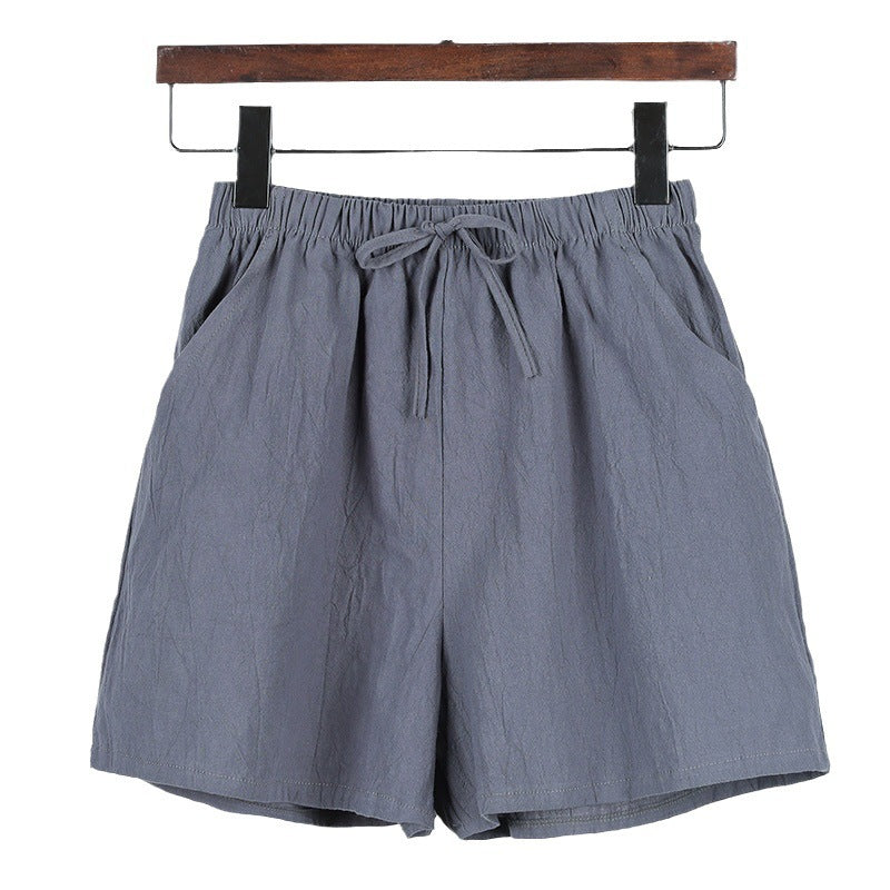 Summer Women Fashion Casual Loose Wide-Leg Shorts