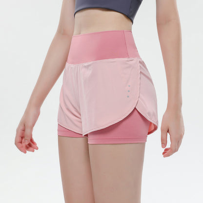 Women'S Casual Yoga High Waist Sports Shorts